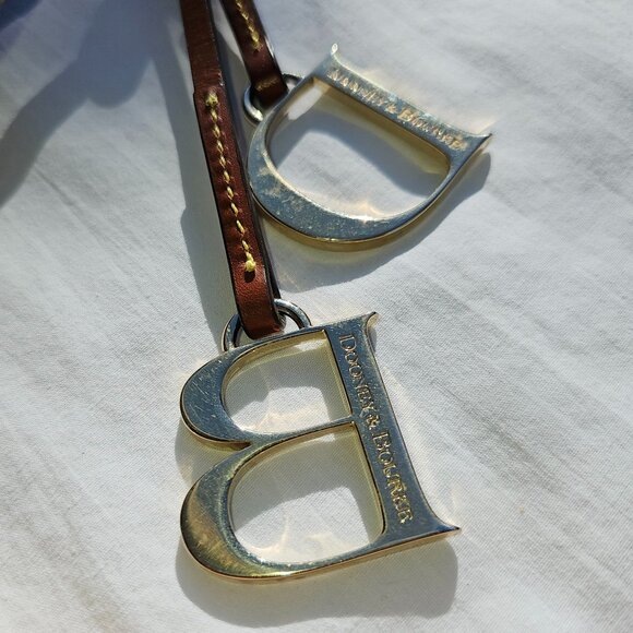 Dooney & Bourke Brown Pebbled Leather Hand Bag - Picture 3 of 5